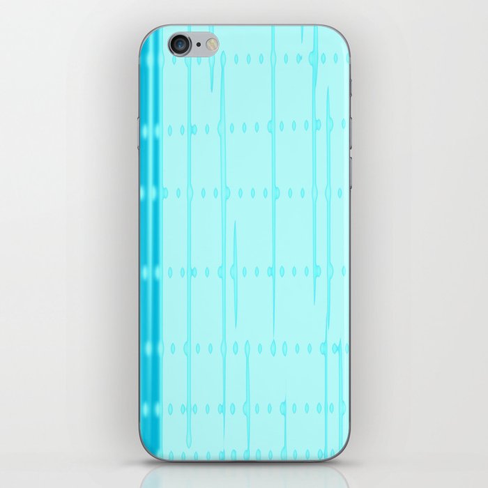 Turquoise Pinstripe iPhone Skin