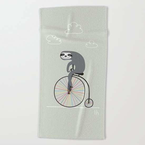 The Happy Ride Beach Towel