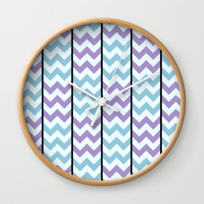 Lavender Blue Wall Clock