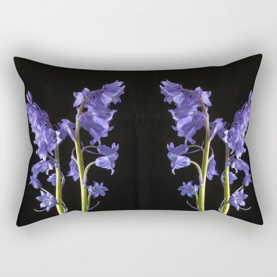 Bluebells, From the very Woods I Created! Rectangular Pillow