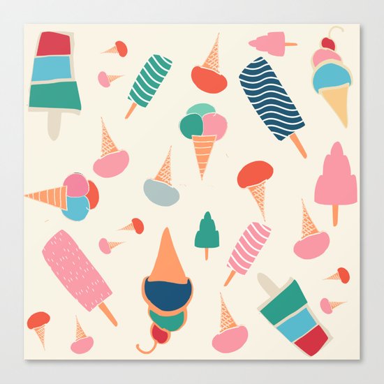 Ice Cream Canvas Print
