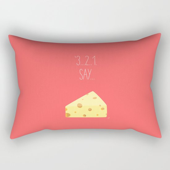 '3...2..1 Say Cheese!' Rectangular Pillow