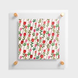 Pink and Red Roses Floating Acrylic Print