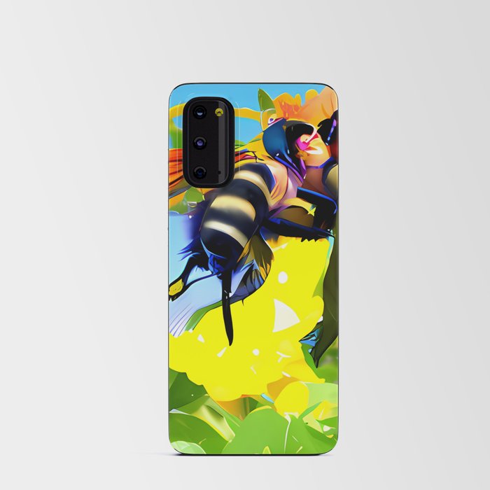 Abstract AI generative ART - Pollinate 4 Android Card Case