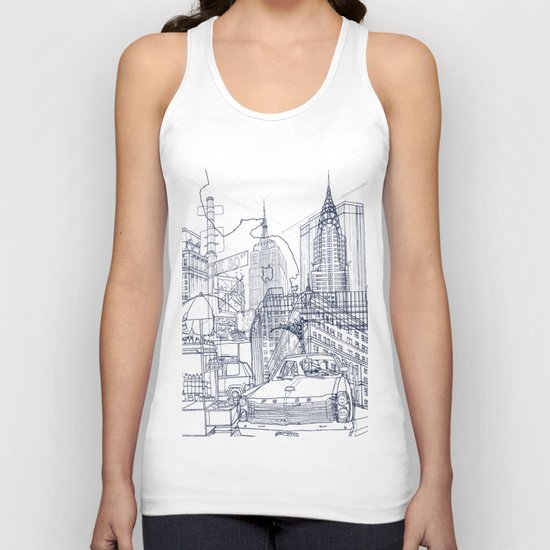 New York! Unisex Tank Top