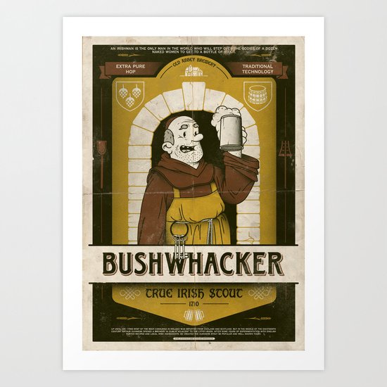 Classic Posters. Bushwacker Art Print