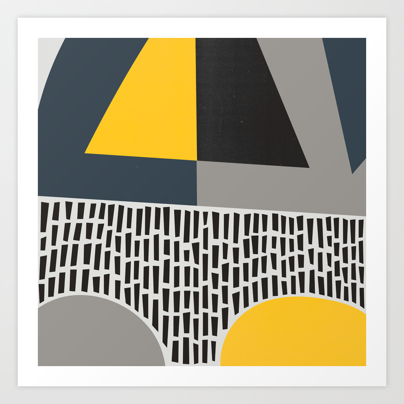 Umbrella Rain Abstract Art Print By Foxandvelvet Society6