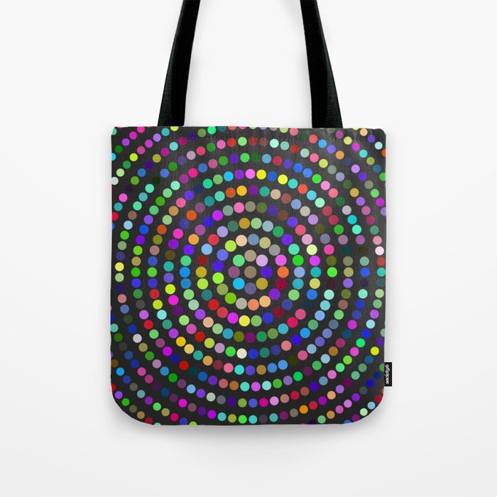 No.25 Colorful Circle Dots Tote Bag