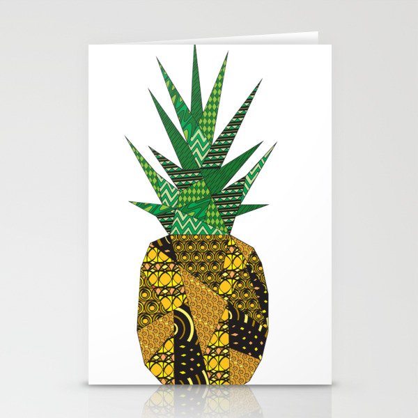 Pineapple Doodle Stationery Cards