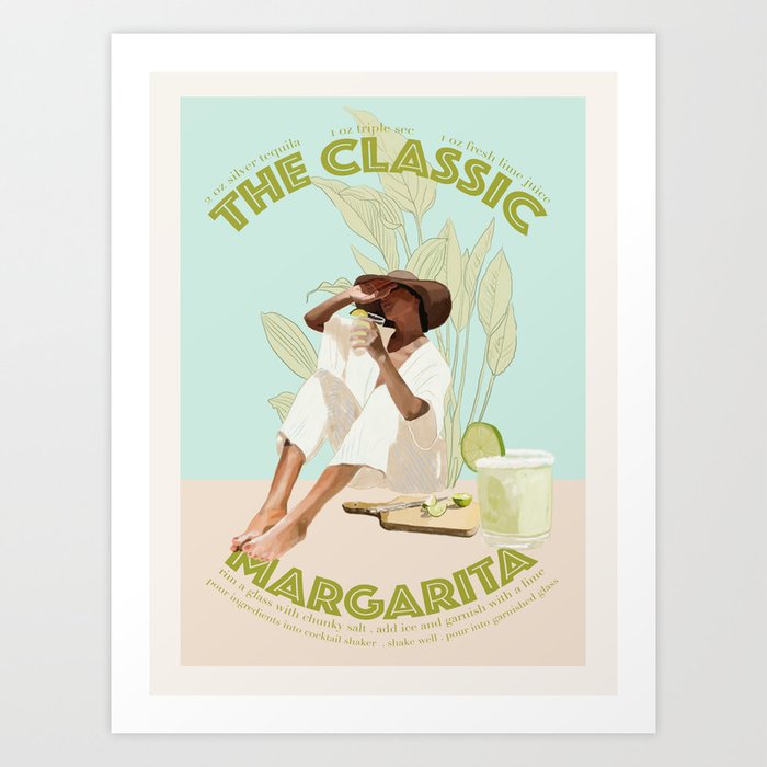 The Classic Margarita Art Print