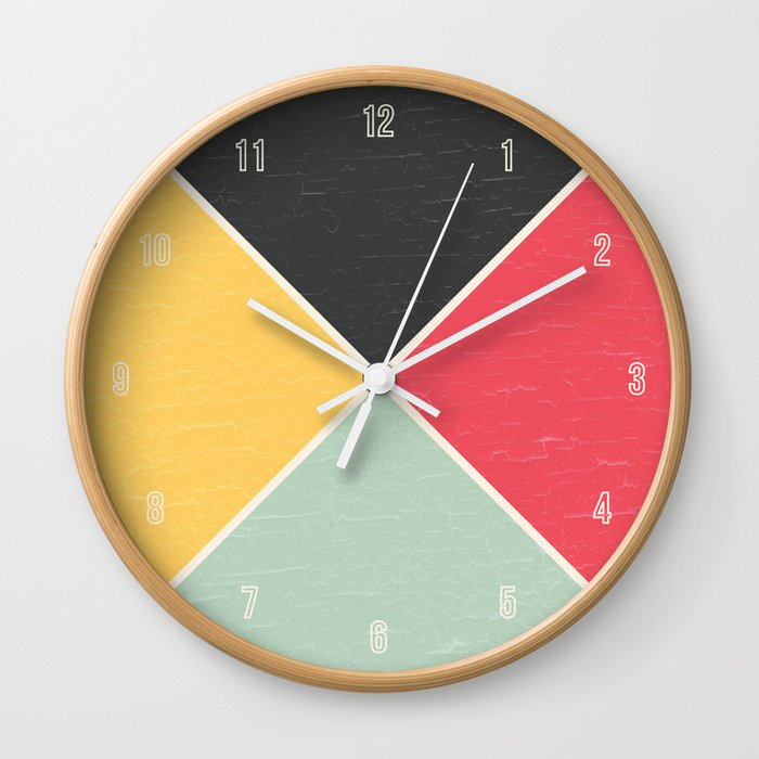 Quarters Wall Clock by Fimbis Society6