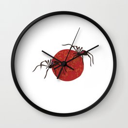 Spiders from Mars Wall Clock