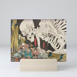 Takiyasha the Witch and the Skeleton Spectre, Utagawa Kuniyoshi, 1844 Mini Art Print