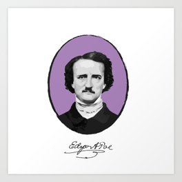 Authors - Edgar Allan Poe Art Print