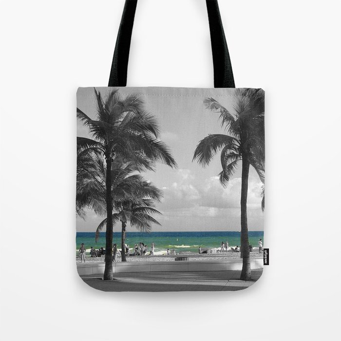Miami Beach Florida Ocean Photography Tote Bag By Raymondearley