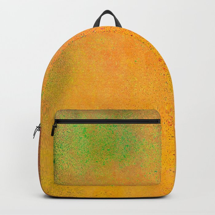 Colorful grungy texture, grainy abstract digital art.  Backpack