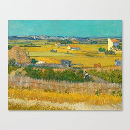 The Harvest, 1888 by Vincent van Gogh Canvas Print