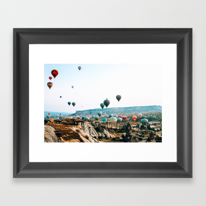 Hot Air Rises | Cappadocia, Turkey Framed Art Print