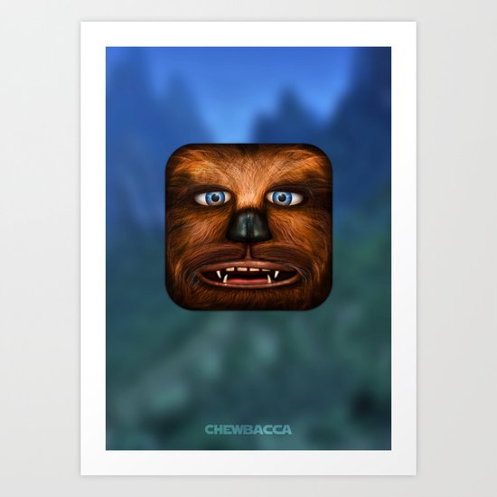 Chewbacca Art Print