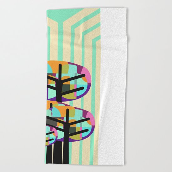 Joyful Trees Beach Towel