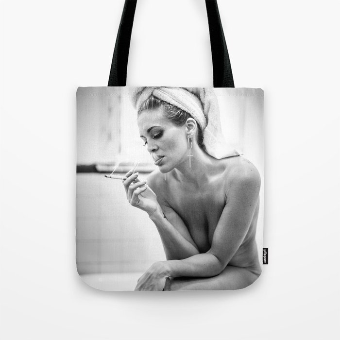 The French Inhale Tote Bag