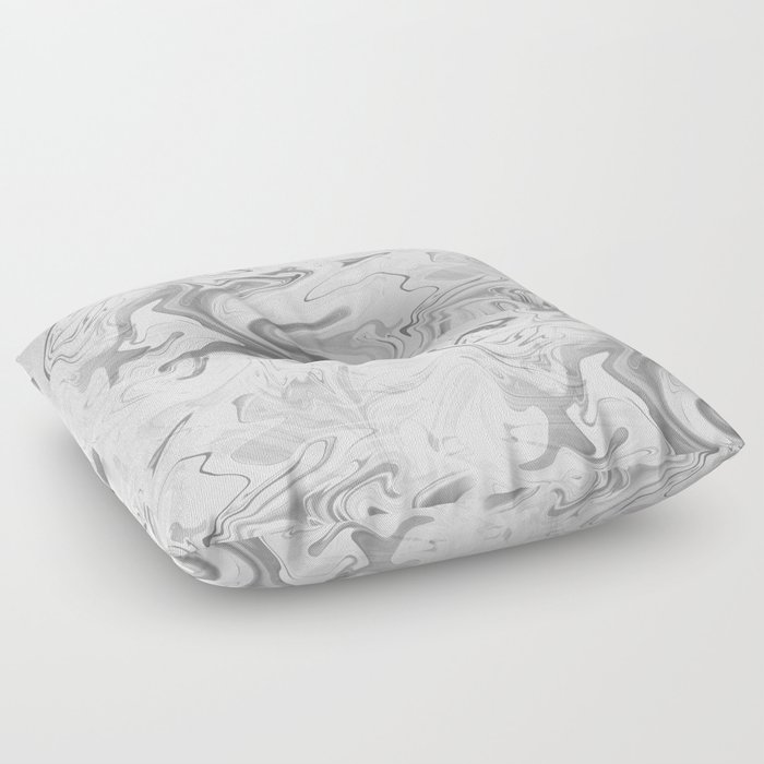 Marble Chrome Floor Pillow