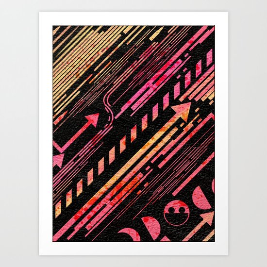 No Direction Pt. One Art Print