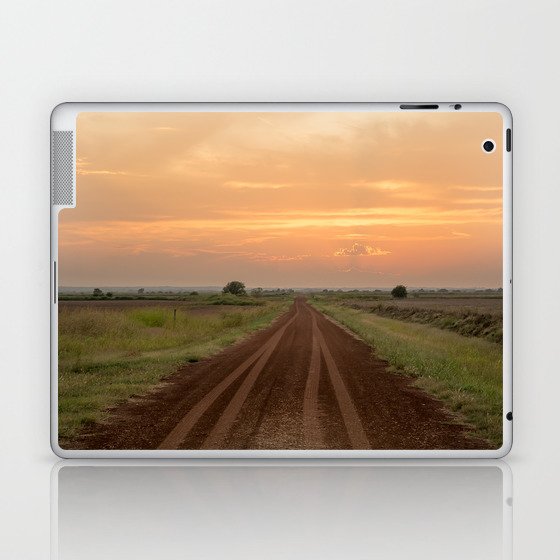 Follow your dreams, a Oklahoma sunset Laptop & iPad Skin