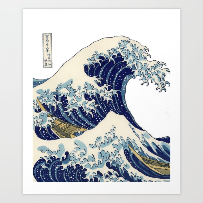 The Great Wave off Kanagawa Art Print