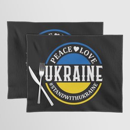 Peace Love Ukraine Placemat