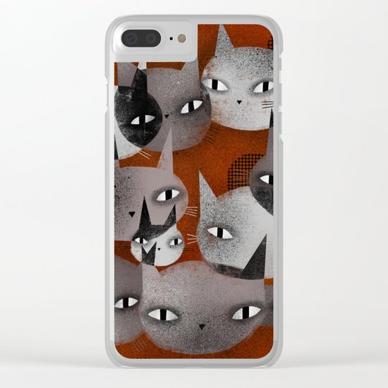 CAT EYES Clear iPhone Case