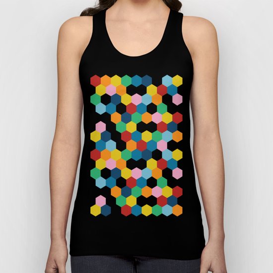 Honeycomb 3 Unisex Tank Top