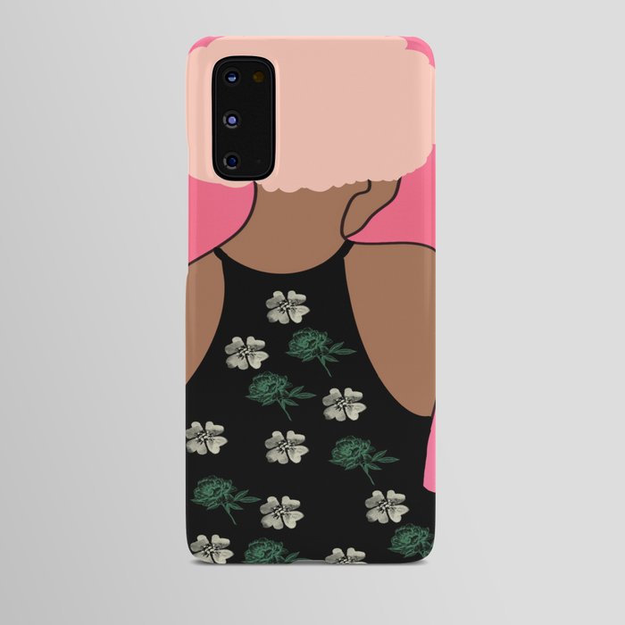 Woman At The Meadow 21 Android Case