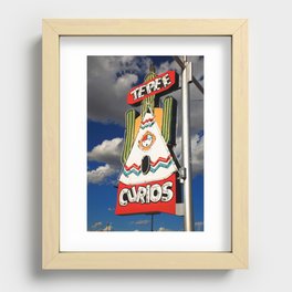 Route 66 - Tepee Curios 2010 Recessed Framed Print