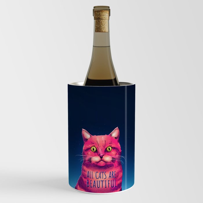 All Cats Are Beautiful Wine Chiller