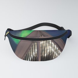 Northern Light Above Arctic Cathedral Fanny Pack