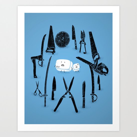 End of the shortcut Art Print