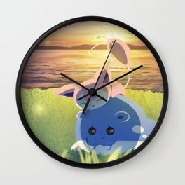 Skitty and Spheal Wall Clock
