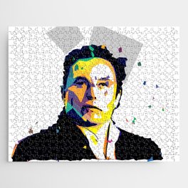 Elon Musk Pop Art  Jigsaw Puzzle