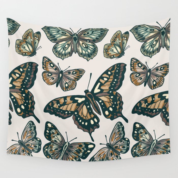 Butterflies Wall Tapestry