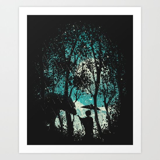 The Bear And The Geisha Art Print