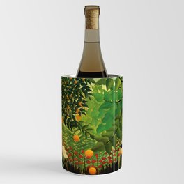 Henri Rousseau "Monkeys in the jungle - Exotic landscape" Wine Chiller