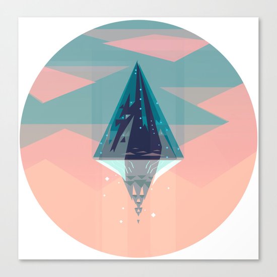 Enlightened Mountain Canvas Print