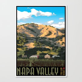 Napa Valley - Regusci Vineyards Canvas Print