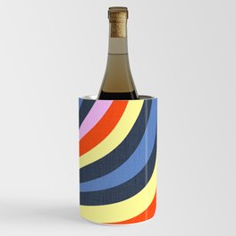 Colorful Summer Stripes Wine Chiller