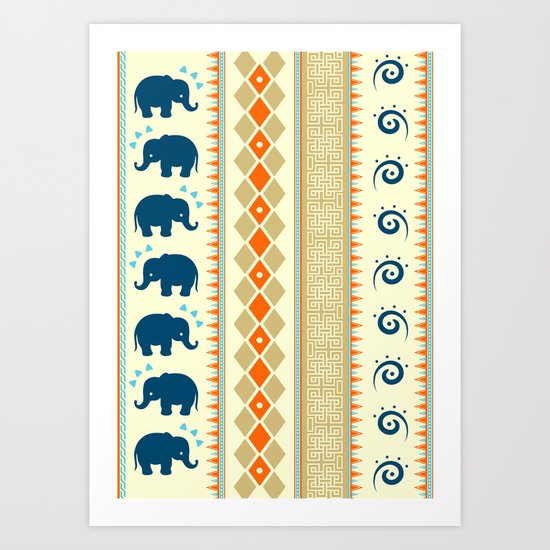 Ethnic Pattern Art Print