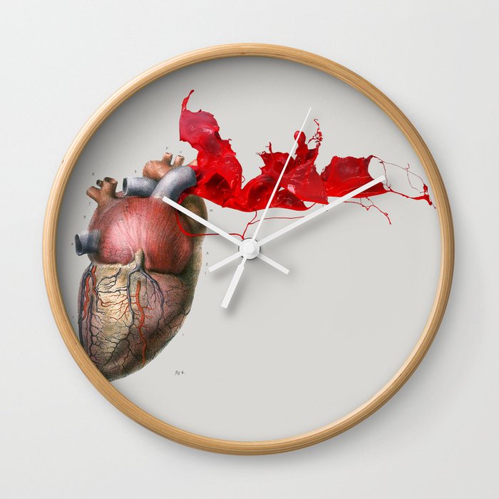 Broken Heart - Fig. 4 Wall Clock