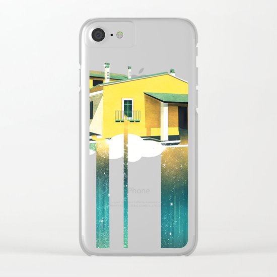 Castle in Heaven Clear iPhone Case