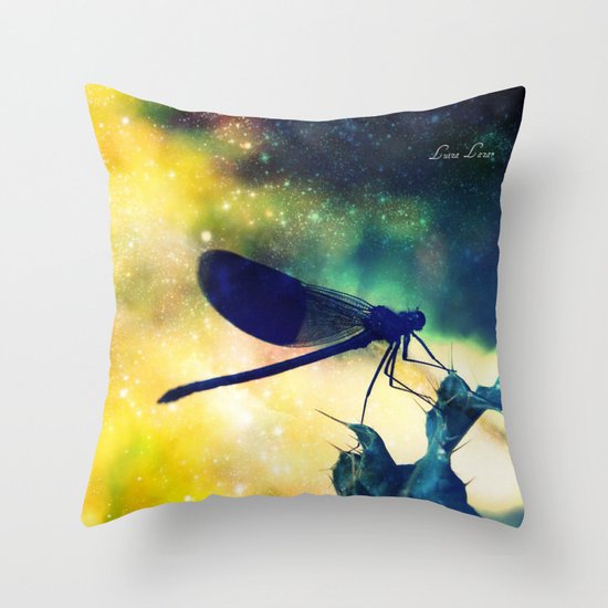Dragonfly Throw Pillow