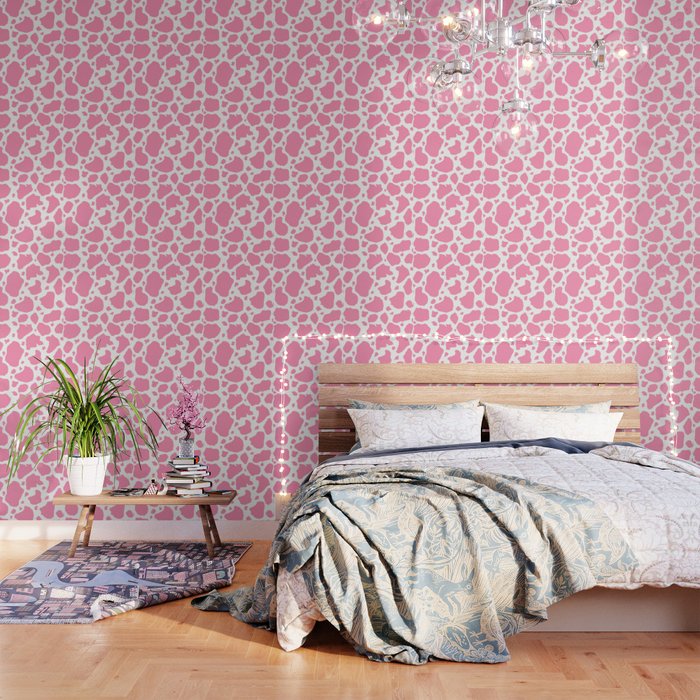 Pink And White Animal Print Cow Spots Wallpaper By Amygale Society6 Choose from over a million free vectors, clipart graphics, vector art images, design templates, and illustrations created by artists worldwide! pink and white animal print cow spots wallpaper by amygale
